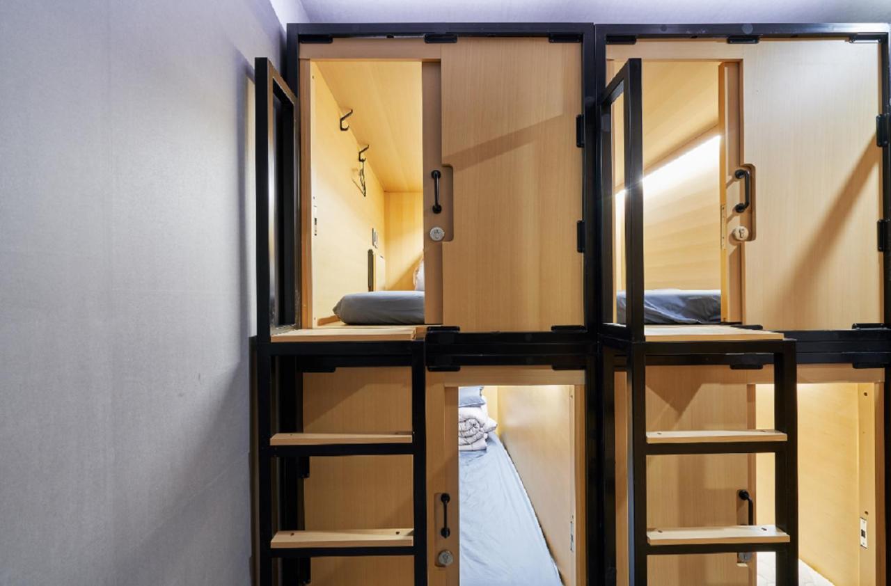The Capsule Myeongdong Hostel Szöul Kültér fotó